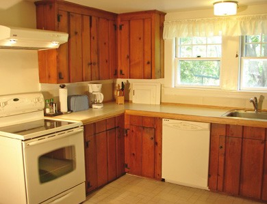The kitchen with large pantry, nice sitting area, new appliances in Barnstable, Cummaquid Mid Cape Cod