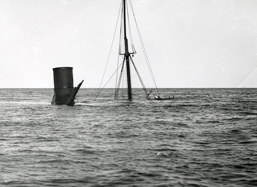 The wreck of the USS Tallapoosa